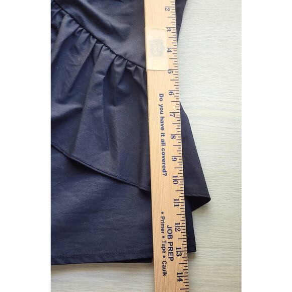 TOP/BLOUSE-INC-INTERNATIONAL CONCEPTS-Black-Sleeveless-Ruffle-Size LARGE - Picture 13 of 14